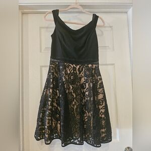 Xscape Black Lace Dress